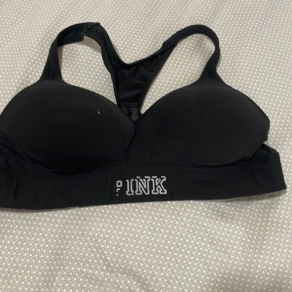 3 Pink push-up sport bras - Picture 3 of 3